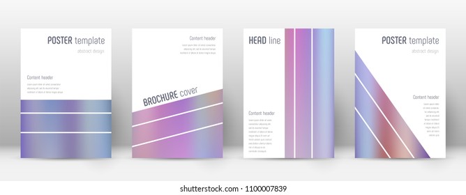Geometric rare template for Brochure, Annual Report, Magazine, Poster, Corporate Presentation, Portfolio, Flyer. Alive color gradients cover page.
