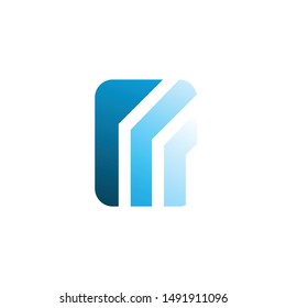 geometric real estate icon for business.modern design