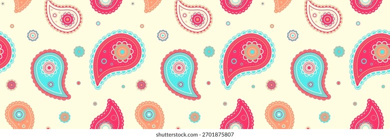 Rectángulo geométrico en lino de meditación. Geometría de moda a paisley retorcido. Interior adornado con una rica muestra. Invitación asiática en colores sin fisuras.