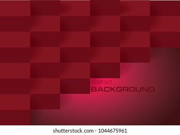 Geometric red abstract background design. Red square geometric texture background Can be adapt to Brochure, Annual Report, Magazine, Poster, Corporate Presentation, Portfolio, Flyer, Banner, Web.