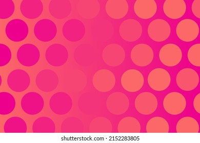 geometric red  background with circles.gradient vector illustration