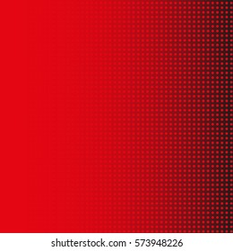 Geometric red background with mesh of dots or circles.