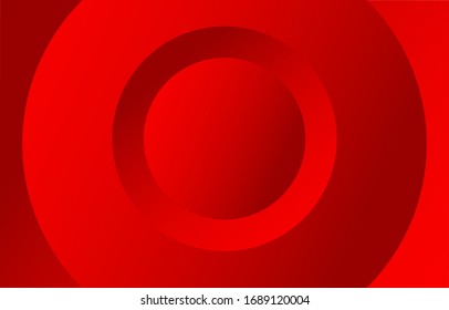Geometric red circle for background and wallpaper. Eps format