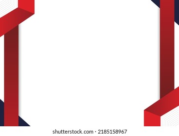 Geometric red gradient certificate background