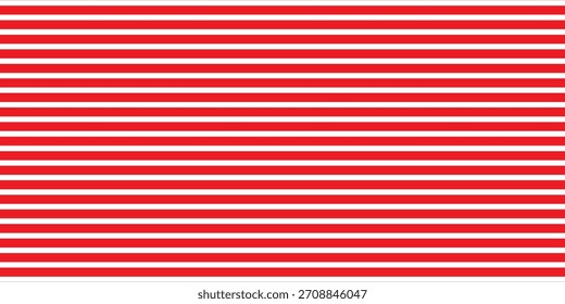 Líneas rojas geométricas y puntos de semitono en colores rojos, Fondo sin fisuras navidad ilustraciones de arte moderno bonito concepto de textura de patrón de Vector