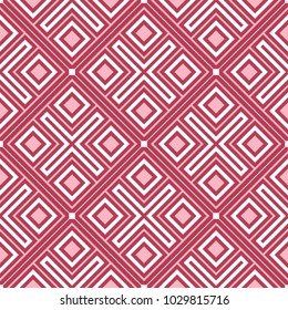 Geometric red seamless pattern. Colored background for wallpapers, textile and fabrics
