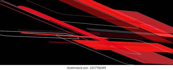 Geometric red squares lights background