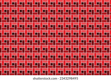 fondo de fondo de fondo de fondo rojo geométrico patrón cuadrado plantilla colorida pared de moda 