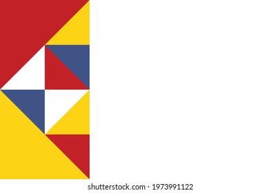 geometric red yellow blue colorful background backdrop design 