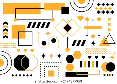 Geometric refers to the branch of mathematics dealing with shapes, sizes, and the properties of space. Geometric shapes and designs are characterized by their precise and regular outlines