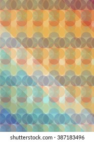 Geometric reflection background