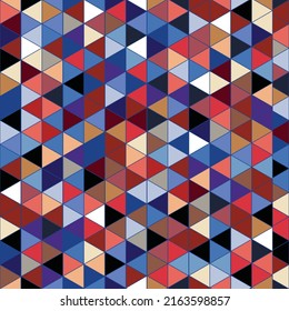 Geometric repeat pattern circles and squares collection