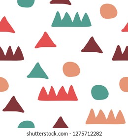 Geometric repeat pattern. For fabric,paper,wrap,t-shirt,textile, poster, card, scrapbooking, birthday and party invitation, wallpaper or background.