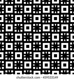 Geometric repeatable grid, mesh pattern. mosaic of intersecting squares