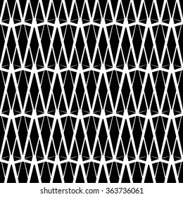 Geometric repeatable pattern. Abstract monochrome background. Vector