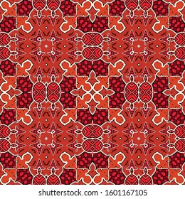 Geometric repeating pattern. Abstract background for printing on fabric, wrapping paper and creating your own design