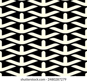 Geometría del patrón de repetición. Líneas hexagonales Patrones sin fisuras de Vector de diseño de Formas artísticas.