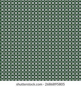Geometric Repeating Pattern in Purple and Green Tiling for Background Design