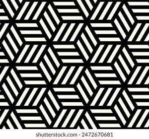 Geometric Repeating patterns. Hexagon symbol seamless pattern, artistic Geometry lines background vector.