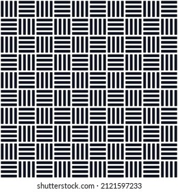 Geometric repeating seamless pattern Square logo Stick figure icon sign Modern design for textile cover Artistic style Fashion print clothes apparel greeting invitation card flyer poster banner ad