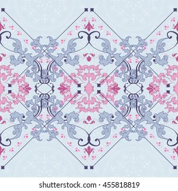 Geometric repeating vector pattern. Seamless abstract modern texture for wallpapers and background