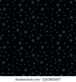 geometric repetitive background. dots and circles. vector seamless pattern. fabric swatch. wrapping paper. continuous print. blue design element for home decor, textile. modern stylish texture