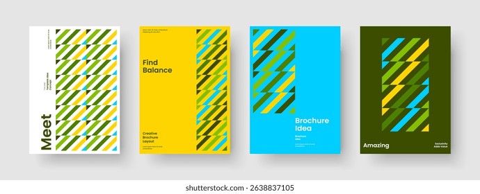 Geometric Report Design. Abstract Book Cover Layout. Isolated Brochure Template. Poster. Business Presentation. Banner. Background. Flyer. Advertising. Notebook. Pamphlet. Magazine. Catalog