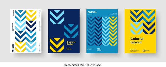 Geometric Report Design. Abstract Book Cover Template. Creative Brochure Layout. Background. Flyer. Business Presentation. Banner. Poster. Catalog. Notebook. Pamphlet. Newsletter. Portfolio