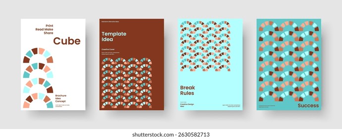 Geometric Report Design. Abstract Business Presentation Layout. Isolated Brochure Template. Book Cover. Poster. Banner. Flyer. Background. Handbill. Journal. Advertising. Leaflet. Newsletter
