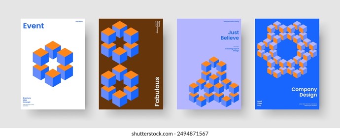 Geometric Report Design. Abstract Poster Layout. Creative Background Template. Business Presentation. Flyer. Book Cover. Brochure. Banner. Newsletter. Advertising. Portfolio. Catalog. Notebook