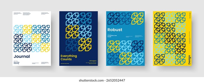 Geometric Report Design. Isolated Background Template. Creative Banner Layout. Poster. Book Cover. Flyer. Brochure. Business Presentation. Advertising. Pamphlet. Handbill. Catalog. Brand Identity