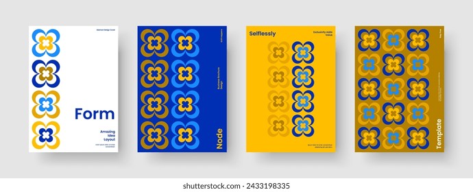 Geometrischer Berichtsentwurf. Einzelblattlayout. Moderne Business Presentation Template. Broschüre. Poster. Buchumschlag. Banner. Hintergrund. Broschüre. In: Journal. Markenidentität. Portfolio. Zeitschrift