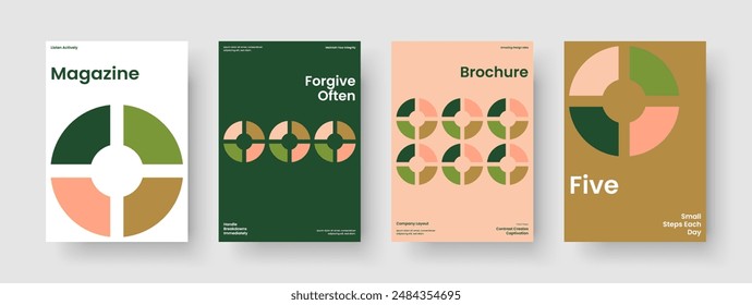 Geometric Report Design. Modern Banner Layout. Isolated Poster Template. Flyer. Brochure. Background. Book Cover. Business Presentation. Brand Identity. Catalog. Advertising. Leaflet. Journal