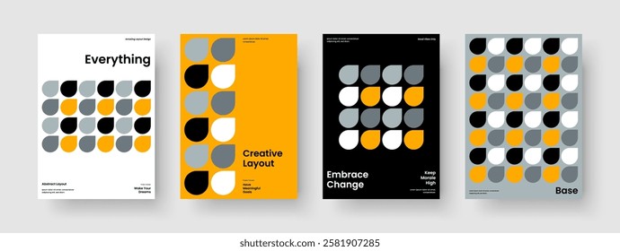 Geometric Report Design. Modern Brochure Template. Isolated Poster Layout. Background. Flyer. Banner. Book Cover. Business Presentation. Brand Identity. Pamphlet. Journal. Leaflet. Newsletter