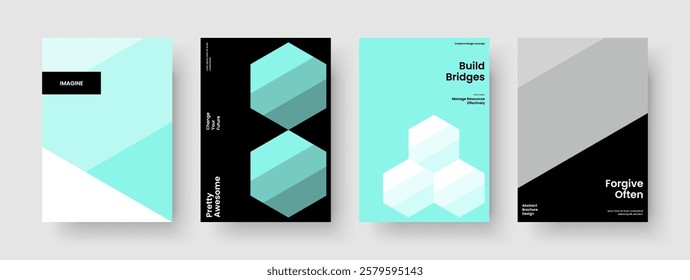 Geometric Report Design. Modern Flyer Template. Abstract Background Layout. Brochure. Book Cover. Business Presentation. Banner. Poster. Advertising. Catalog. Handbill. Pamphlet. Journal. Portfolio