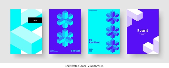 Geometric Report Layout. Abstract Book Cover Template. Creative Poster Design. Banner. Brochure. Background. Flyer. Business Presentation. Leaflet. Newsletter. Brand Identity. Portfolio. Notebook