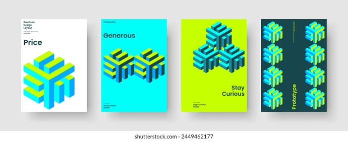 Geometric Report Layout. Creative Book Cover Design. Abstract Flyer Template. Poster. Background. Brochure. Business Presentation. Banner. Leaflet. Notebook. Newsletter. Catalog. Magazine
