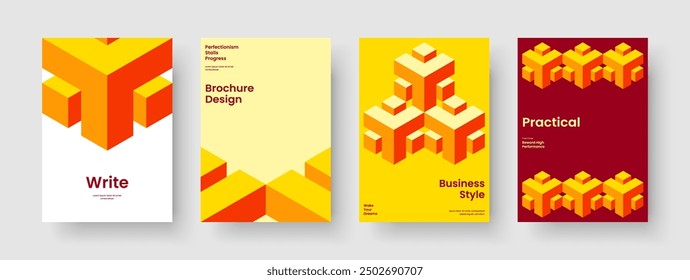 Geometric Report Layout. Creative Brochure Template. Modern Banner Design. Poster. Business Presentation. Flyer. Background. Book Cover. Pamphlet. Journal. Handbill. Catalog. Leaflet