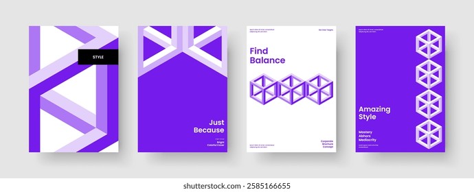 Geometric Report Layout. Creative Business Presentation Template. Modern Brochure Design. Flyer. Poster. Background. Book Cover. Banner. Portfolio. Newsletter. Handbill. Catalog. Advertising