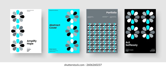 Geometric Report Layout. Creative Business Presentation Template. Modern Brochure Design. Background. Flyer. Banner. Book Cover. Poster. Notebook. Brand Identity. Handbill. Pamphlet. Journal