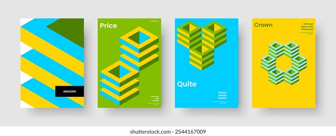 Geometric Report Layout. Creative Poster Template. Isolated Background Design. Book Cover. Business Presentation. Flyer. Brochure. Banner. Pamphlet. Notebook. Advertising. Magazine. Catalog