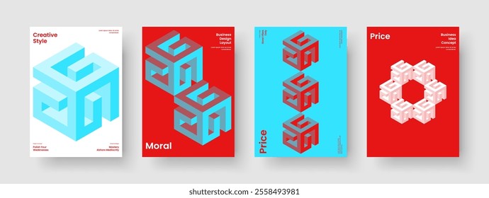 Geometric Report Layout. Isolated Banner Template. Abstract Book Cover Design. Poster. Background. Flyer. Business Presentation. Brochure. Catalog. Journal. Magazine. Brand Identity. Portfolio