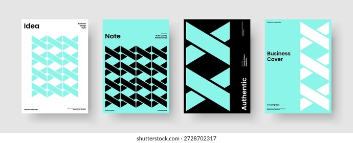 Diseño de informe geométrico. Plantilla de Anuncio aislada. Diseño de Flyer Creativo. Presentación de Negocios. Antecedentes. Portada de libro. Folleto. Cartel. Revista. Folleto. Manual. Panfleto. Boletín de noticias