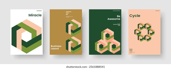 Geometric Report Layout. Isolated Book Cover Template. Modern Banner Design. Flyer. Background. Poster. Business Presentation. Brochure. Newsletter. Leaflet. Catalog. Portfolio. Advertising