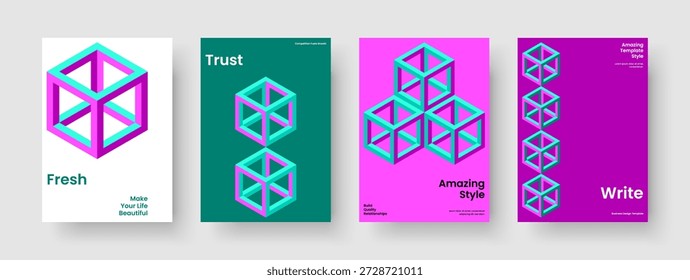 Diseño de informe geométrico. Diseño de portada de libro aislado. Plantilla Abstractas de Anuncio. Antecedentes. Volante. Folleto. Presentación de Negocios. Cartel. Diario. Boletín informativo. Panfleto. Cartera. Identidad de marca