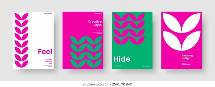 Geometric Report Layout. Isolated Brochure Design. Abstract Banner Template. Business Presentation. Book Cover. Poster. Background. Flyer. Notebook. Brand Identity. Advertising. Pamphlet. Journal