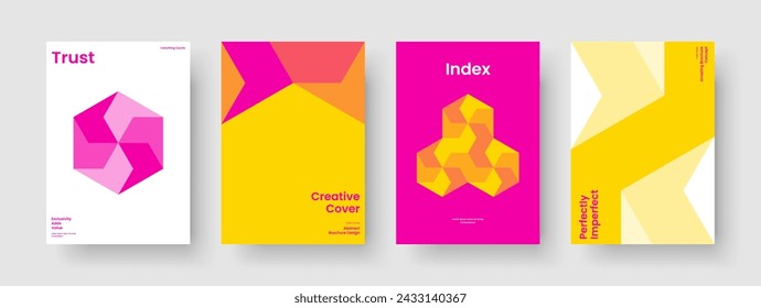 Geometric Report Layout. Isolated Business Presentation Template. Abstract Book Cover Design. Poster. Background. Brochure. Flyer. Banner. Leaflet. Journal. Advertising. Magazine. Handbill