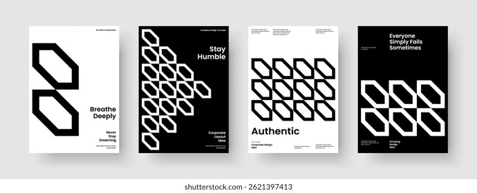 Geometric Report Layout. Isolated Business Presentation Design. Creative Poster Template. Book Cover. Flyer. Banner. Brochure. Background. Handbill. Catalog. Newsletter. Pamphlet. Magazine