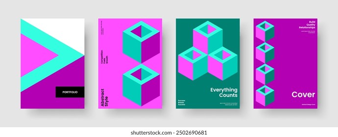 Geometric Report Layout. Isolated Flyer Design. Abstract Poster Template. Background. Book Cover. Business Presentation. Banner. Brochure. Handbill. Notebook. Newsletter. Advertising. Pamphlet