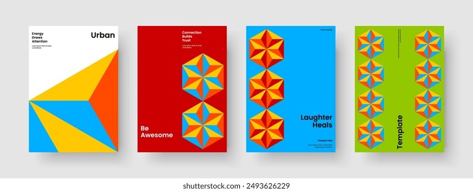 Geometric Report Layout. Isolated Poster Design. Abstract Business Presentation Template. Book Cover. Flyer. Brochure. Background. Banner. Pamphlet. Notebook. Journal. Newsletter. Catalog. Magazine